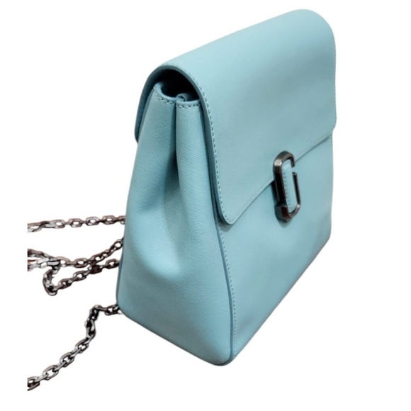 MARC JACOBS Saffiano Leather Backpack color Tiffany Blue - Picture 9 of 16